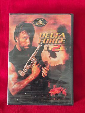 2000, DVD OF THE 1990 FILM, DELTA FORCE 2, STARRING CHUCK NORRIS, STILL SEALED!!